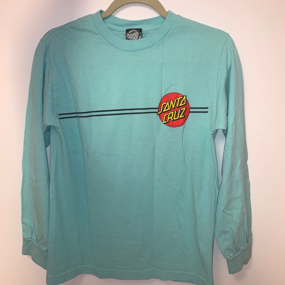 Santa Cruz Skateboards Stripe Logo Tee Long Sleeve